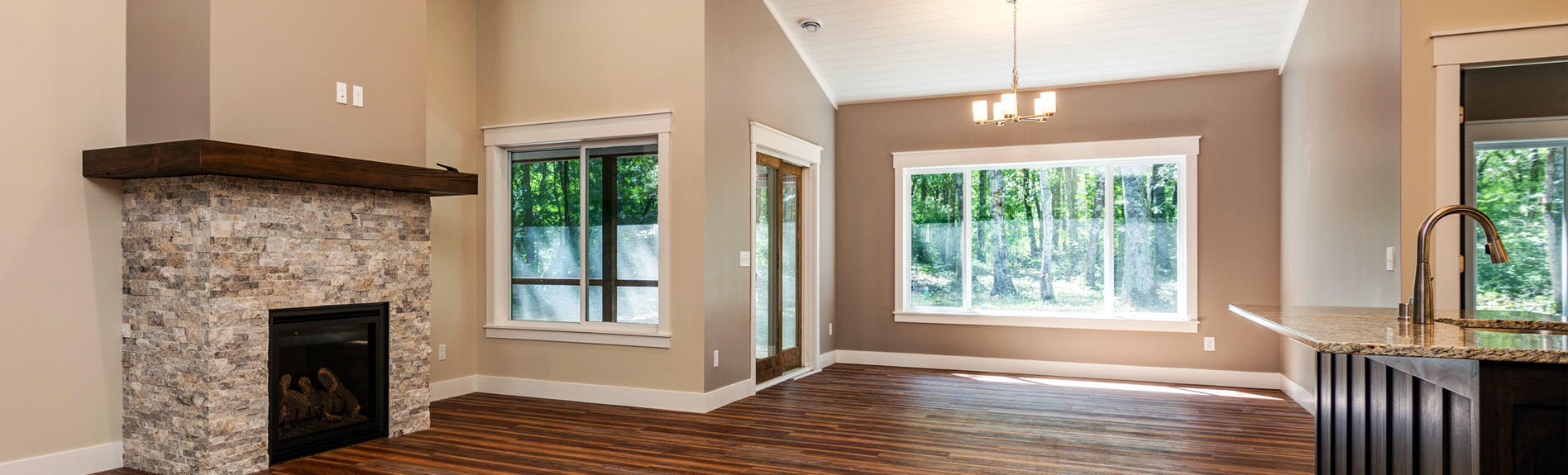 Open Floor Concept by DHC of the Lakes Area General Contractor - Minnesota
